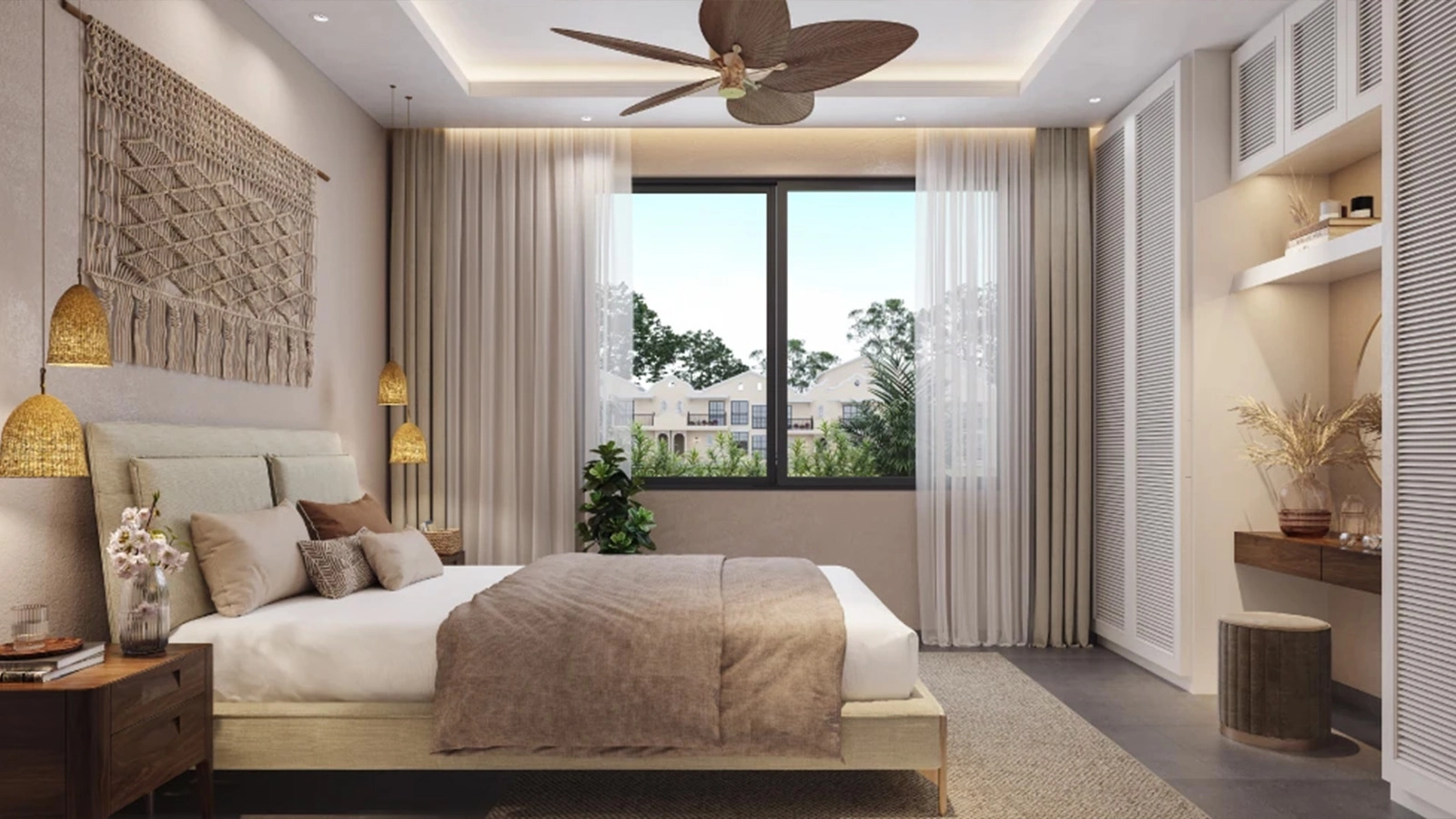 Sobha Galera Apartment & Villa in Whitefield, Bangalore master bedroom